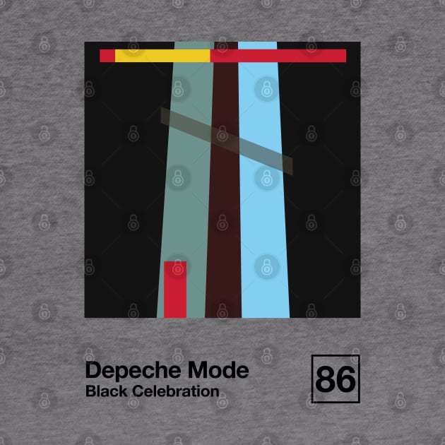 Black Celebration / Minimal Style Graphic Artwork Design by saudade